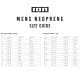 ION Mens Neoprene Size Guide