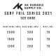AK Surf Foil Series 2021 Size Guide