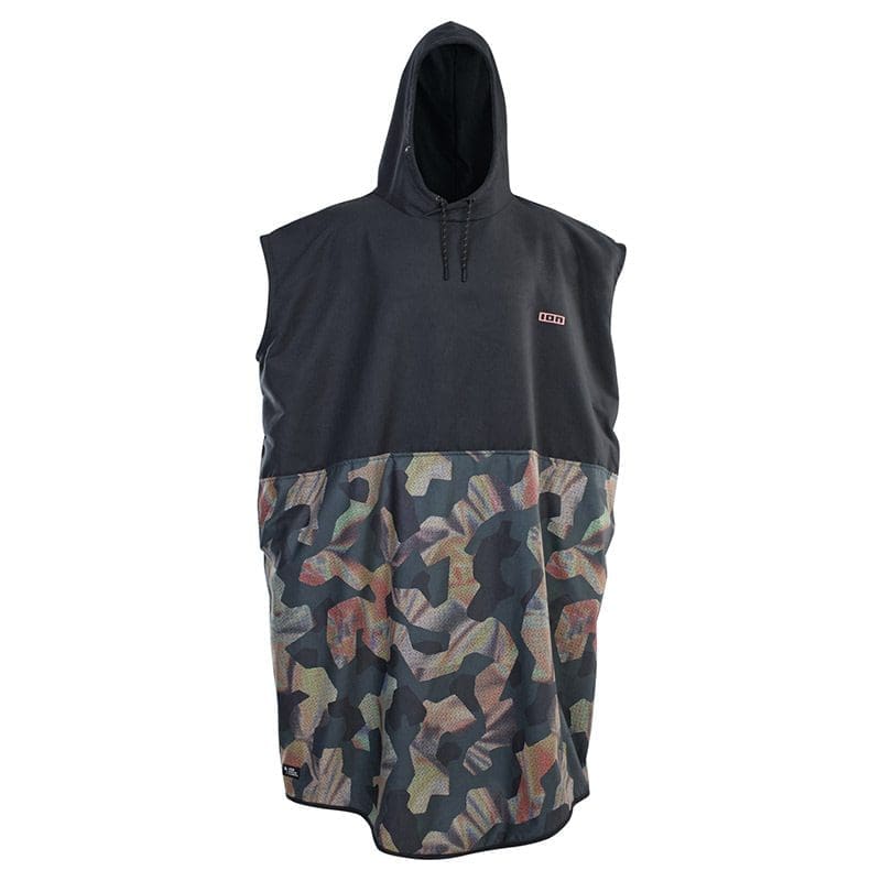 ION Poncho Select Mens Grey Camo Front